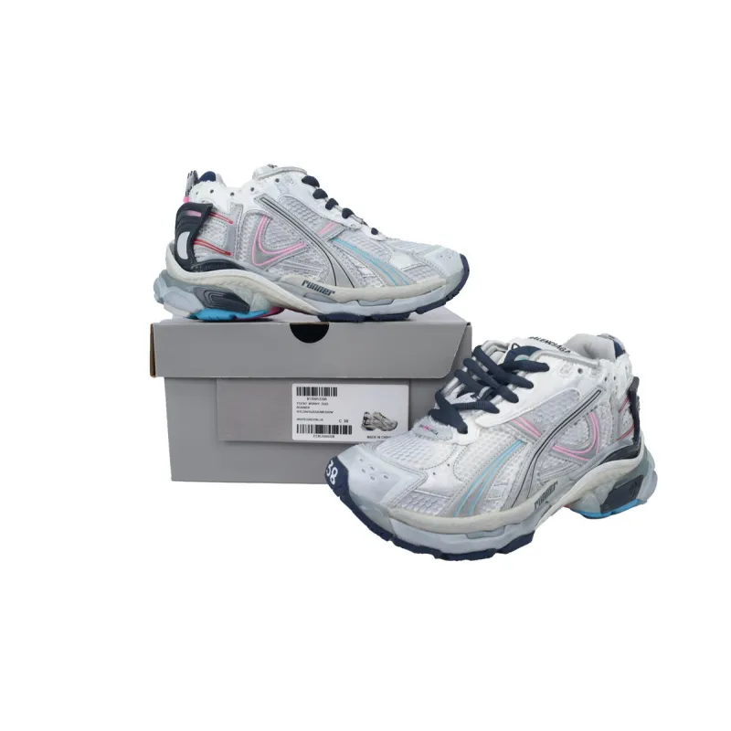 Balenciaga Runner Sneaker Grey White Black 772767 W3RNY 0322