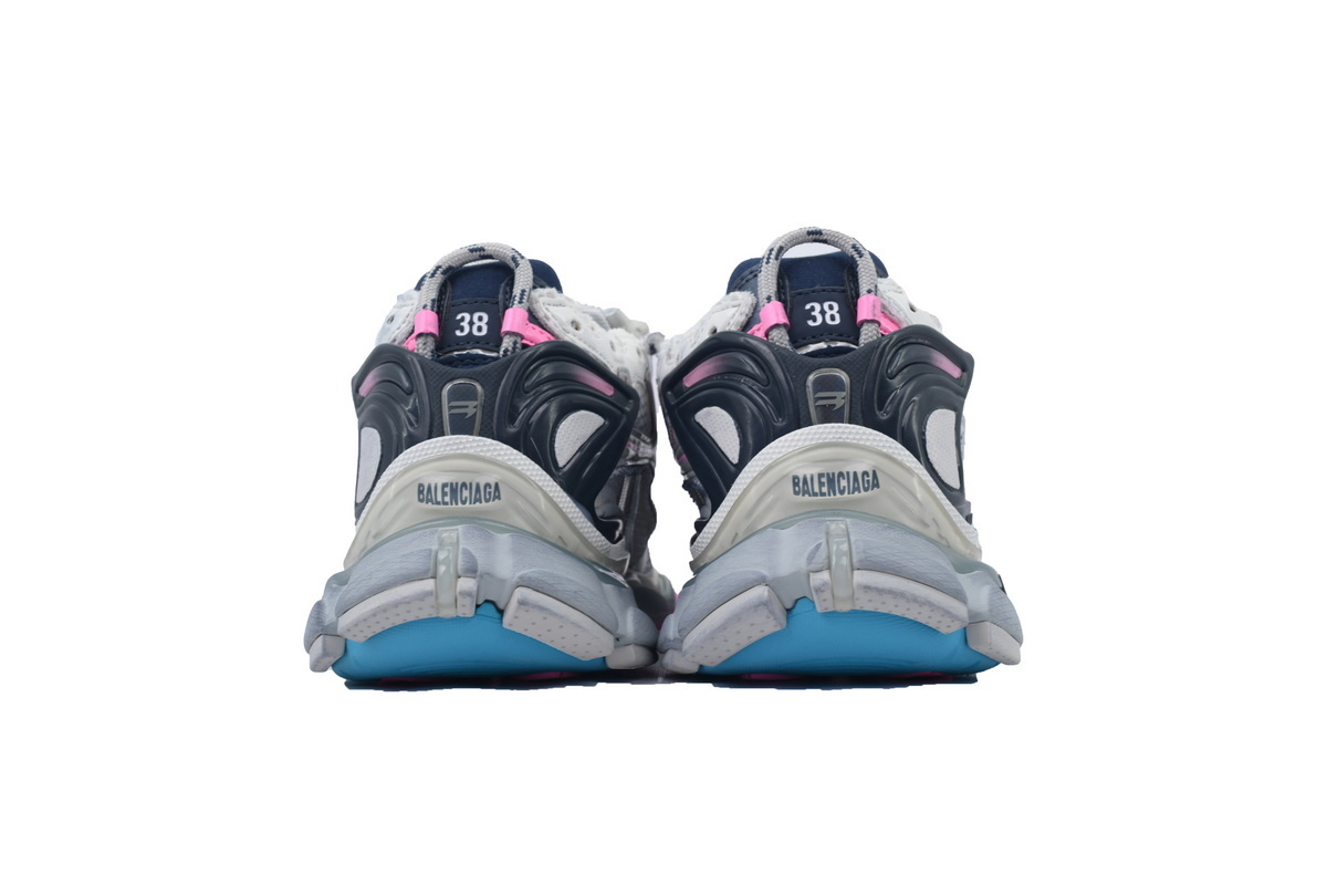 Balenciaga Runner Sneaker Grey White Black 772767 W3RNY 0322