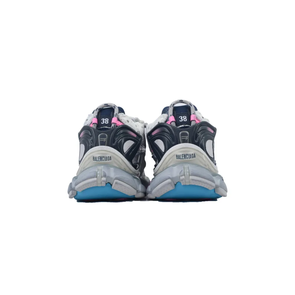 Balenciaga Runner Sneaker Grey White Black 772767 W3RNY 0322