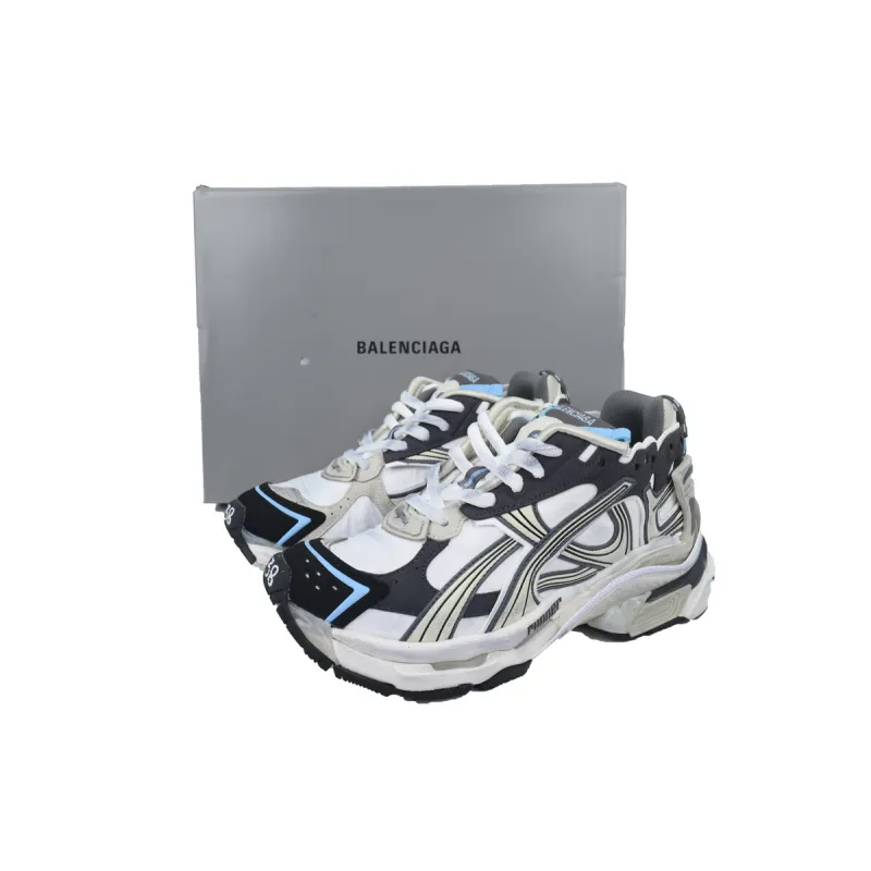 Balenciaga Runner Sneaker Lan Bai Hei 772767 W3RNY 0623