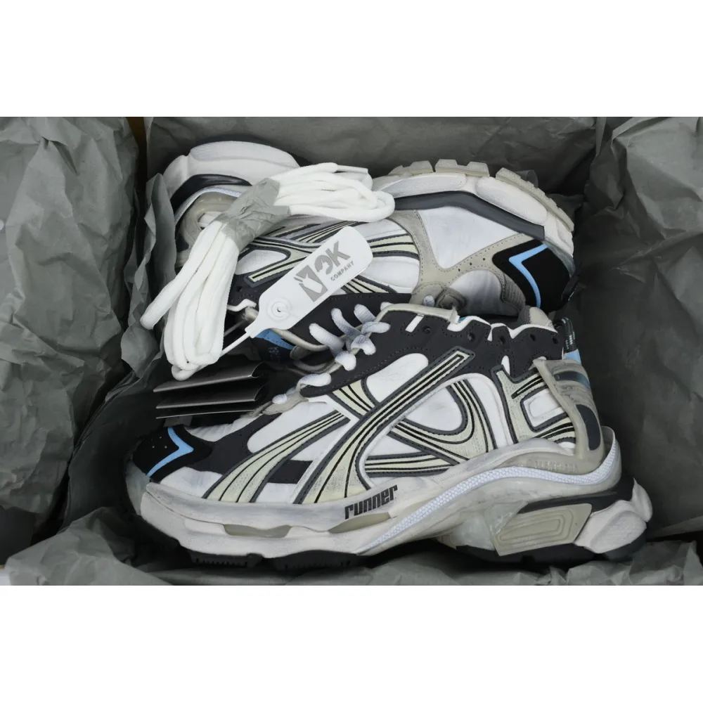 Balenciaga Runner Sneaker Lan Bai Hei 772767 W3RNY 0623