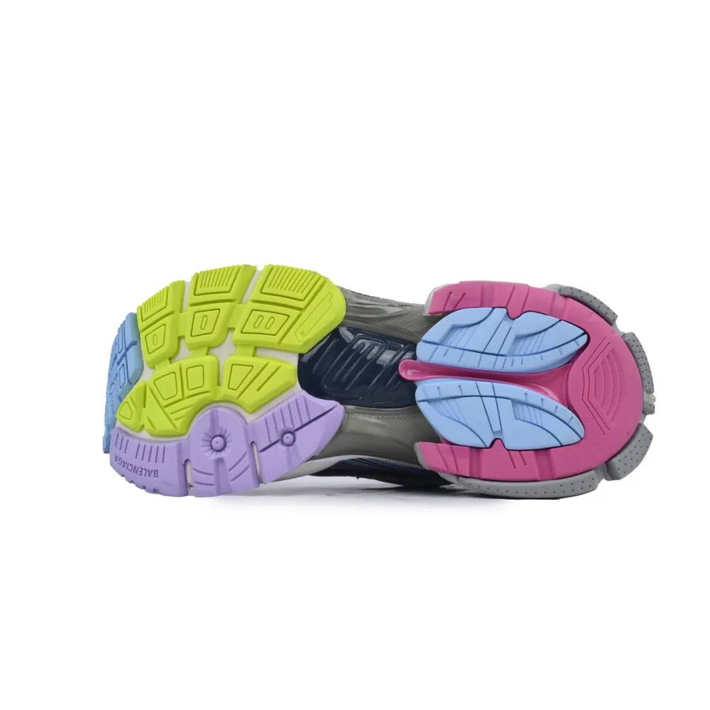 Balenciaga Runner Sneaker Pink Blue Purple 772767 W3RNY 0361