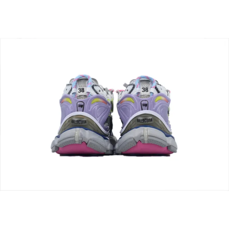 Balenciaga Runner Sneaker Pink Blue Purple 772767 W3RNY 0361