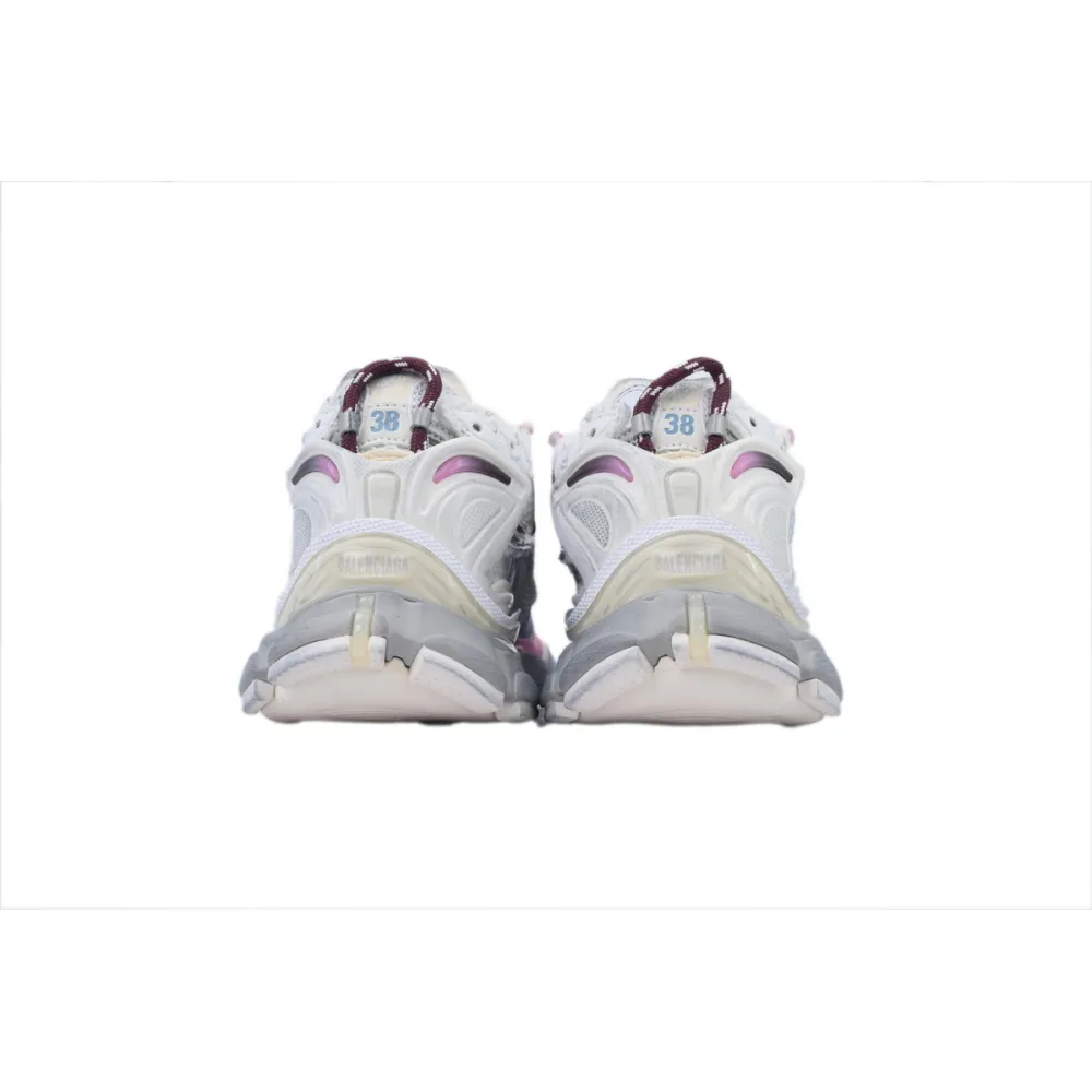 Balenciaga Runner Sneaker White Blue Pink 772767 WRUNG 3120