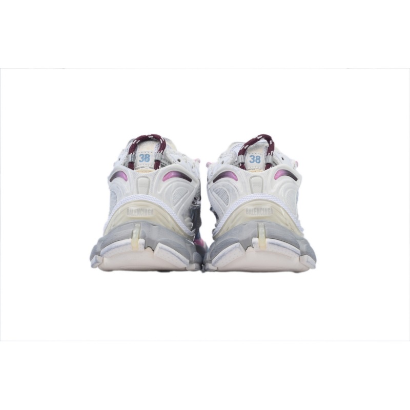 Balenciaga Runner Sneaker White Blue Pink 772767 WRUNG 3120