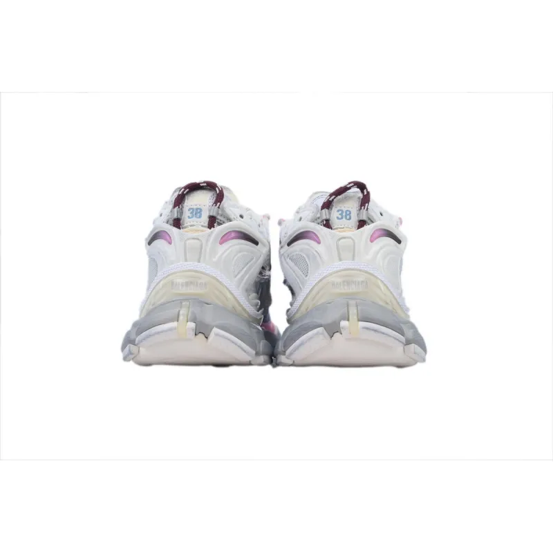 Balenciaga Runner Sneaker White Blue Pink 772767 WRUNG 3120