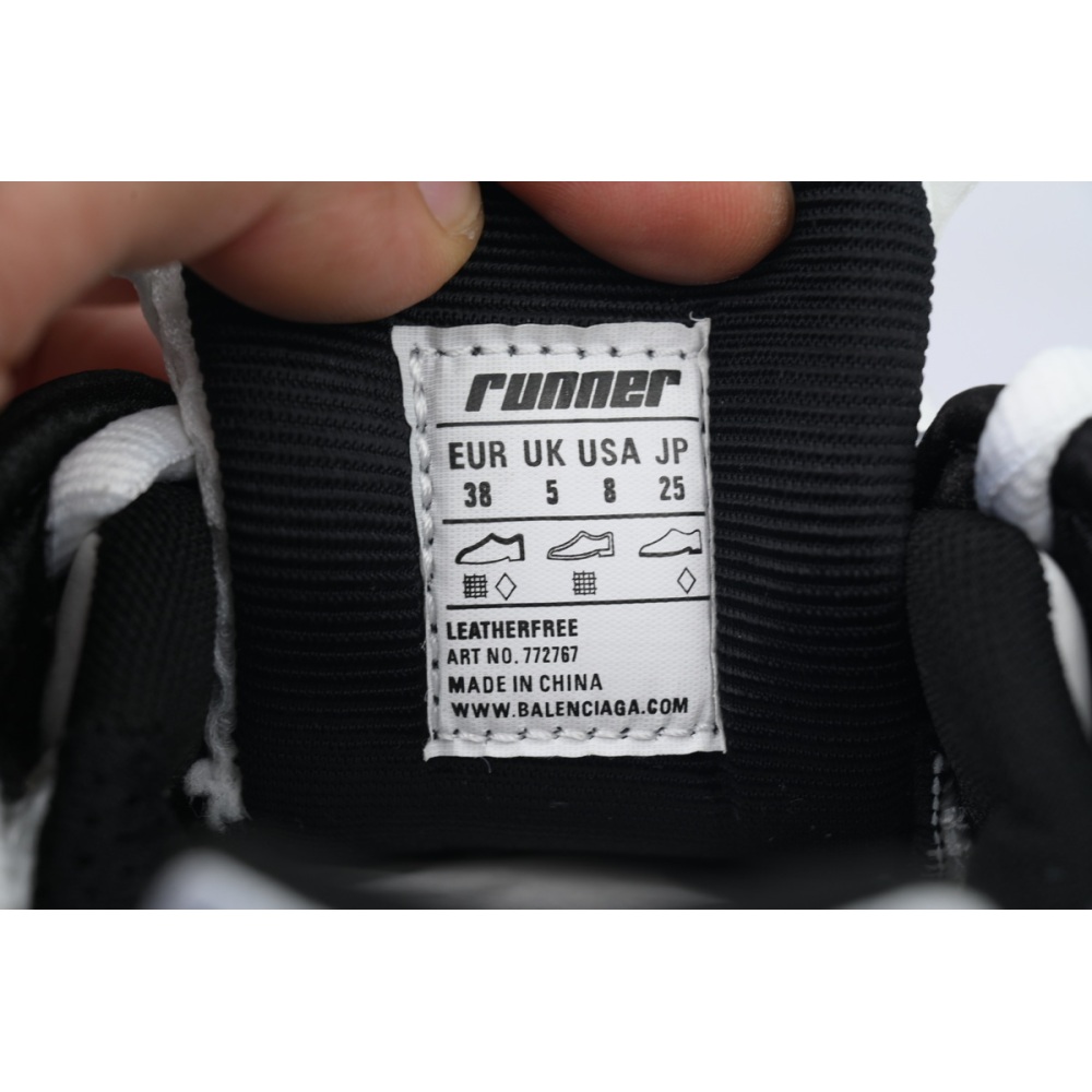 Balenciaga Runner Sneaker White Blue Yellow 772767 W3RNY 0213