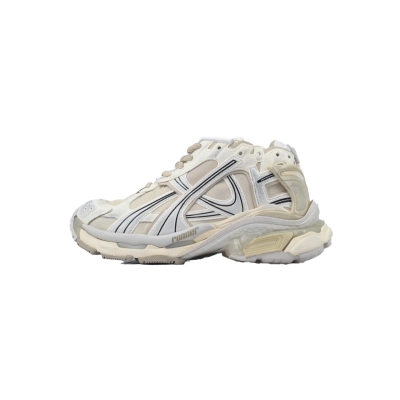 Balenciaga Runner Sneaker White Brown 772767 W3RNY 1205 01