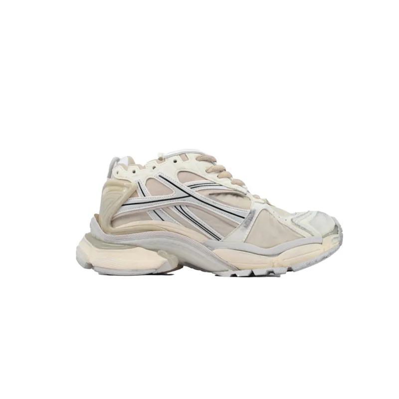 Balenciaga Runner Sneaker White Brown 772767 W3RNY 1205