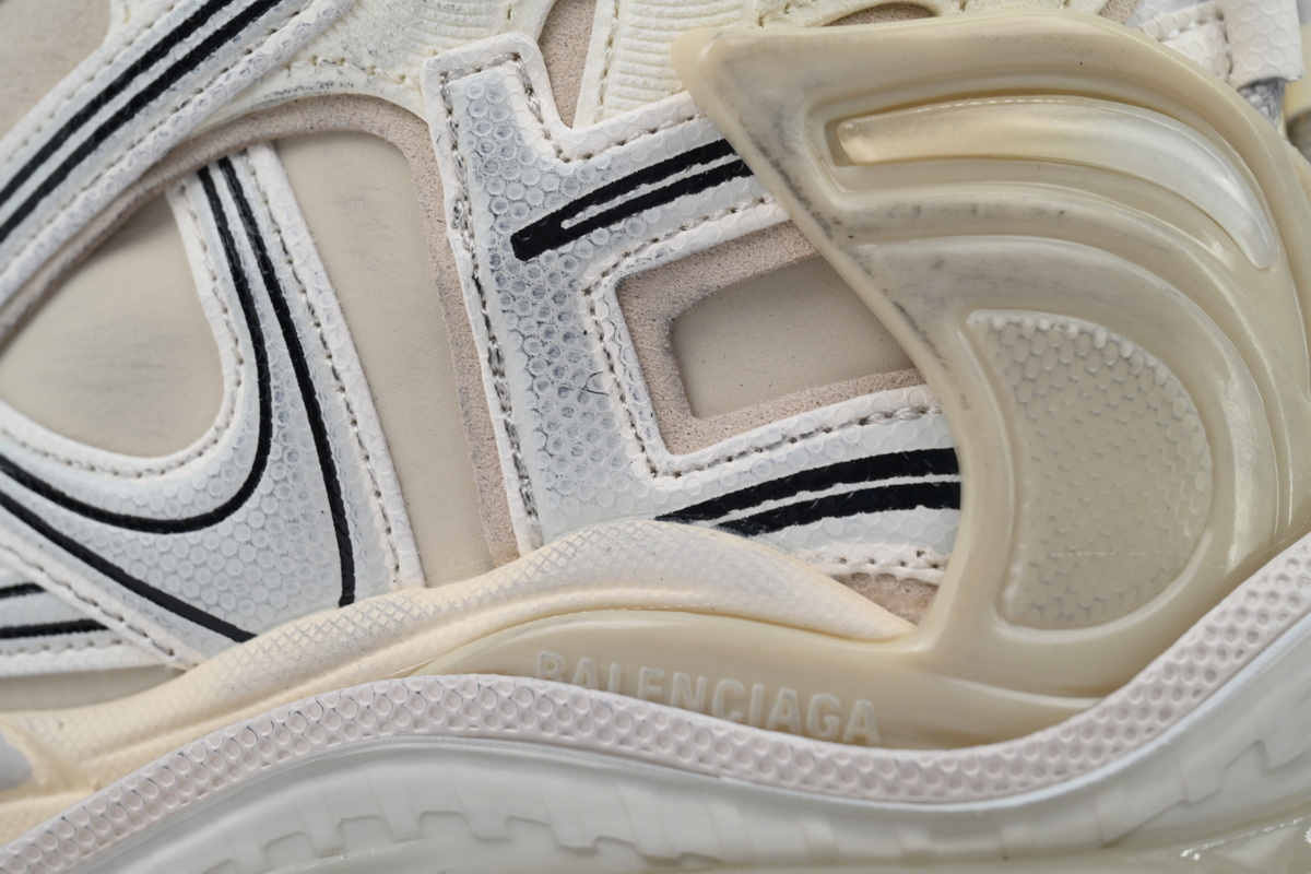 Balenciaga Runner Sneaker White Brown 772767 W3RNY 1205