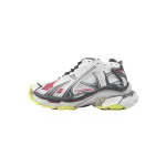 Balenciaga Runner Sneaker White Gray Black 772767 W3RNY 0509