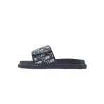 Dior Aqua Sandal Beige And Black Dior Oblique Jacquard