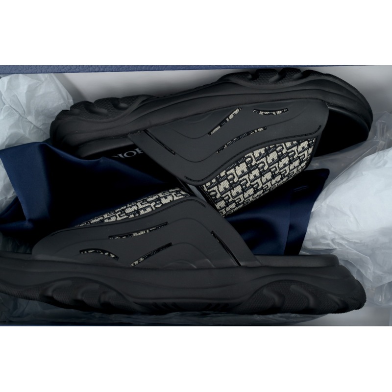 Dior H-Town Sandal 'Dior Oblique - Black' 3SA132ZYF H961