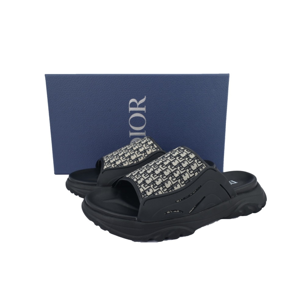Dior H-Town Sandal 'Dior Oblique - Black' 3SA132ZYF H961