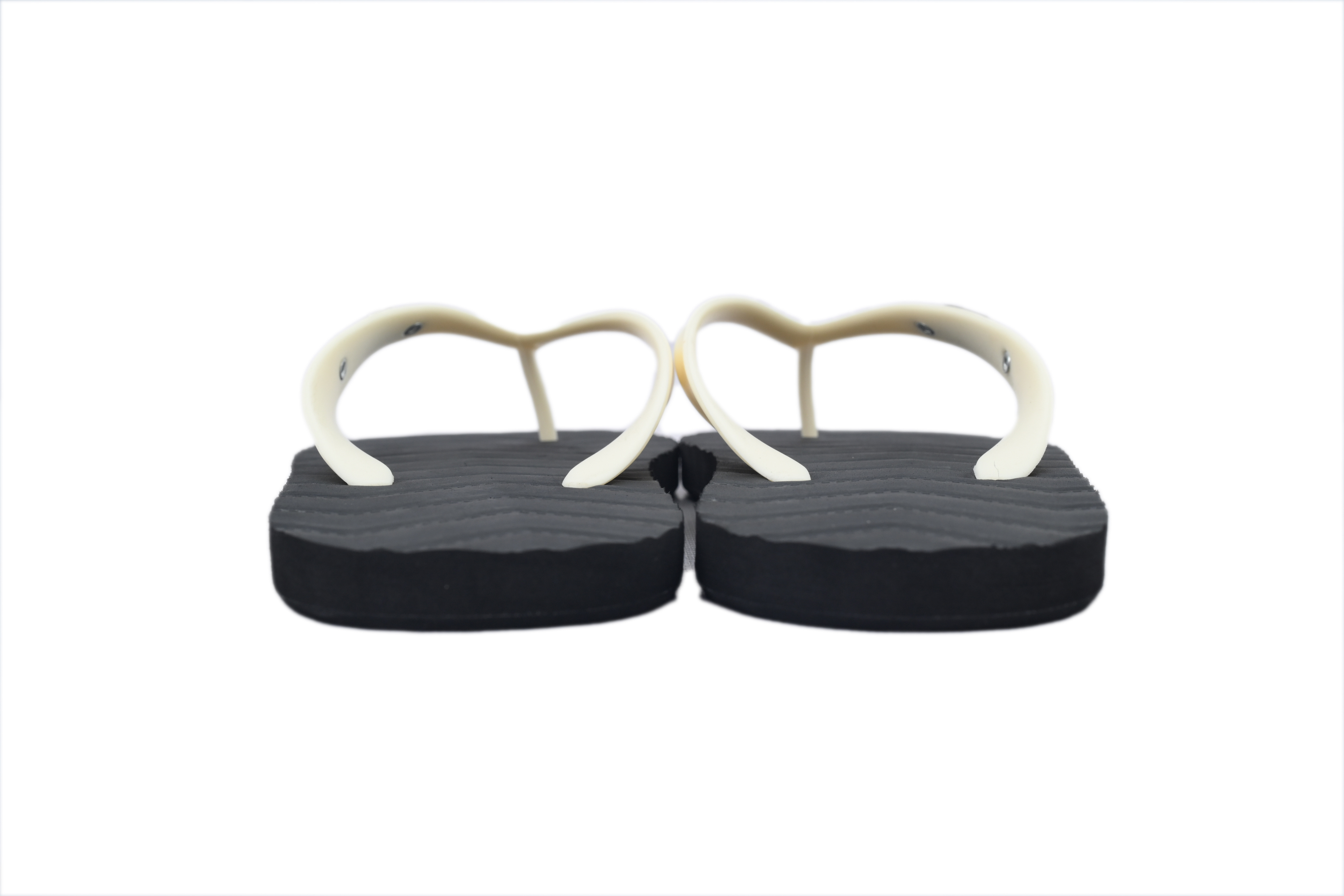 Gucci Slippers Striped Black And White