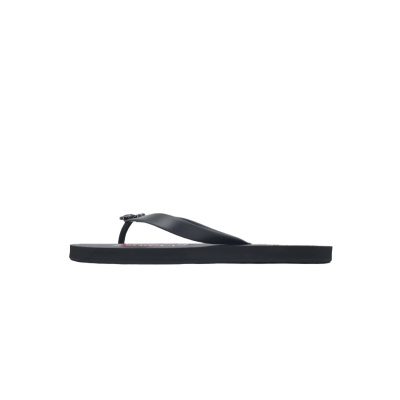Gucci Slippers Striped Bottom Flower Black 01