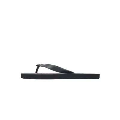 Gucci Slippers Striped Bottom Flower Black 01