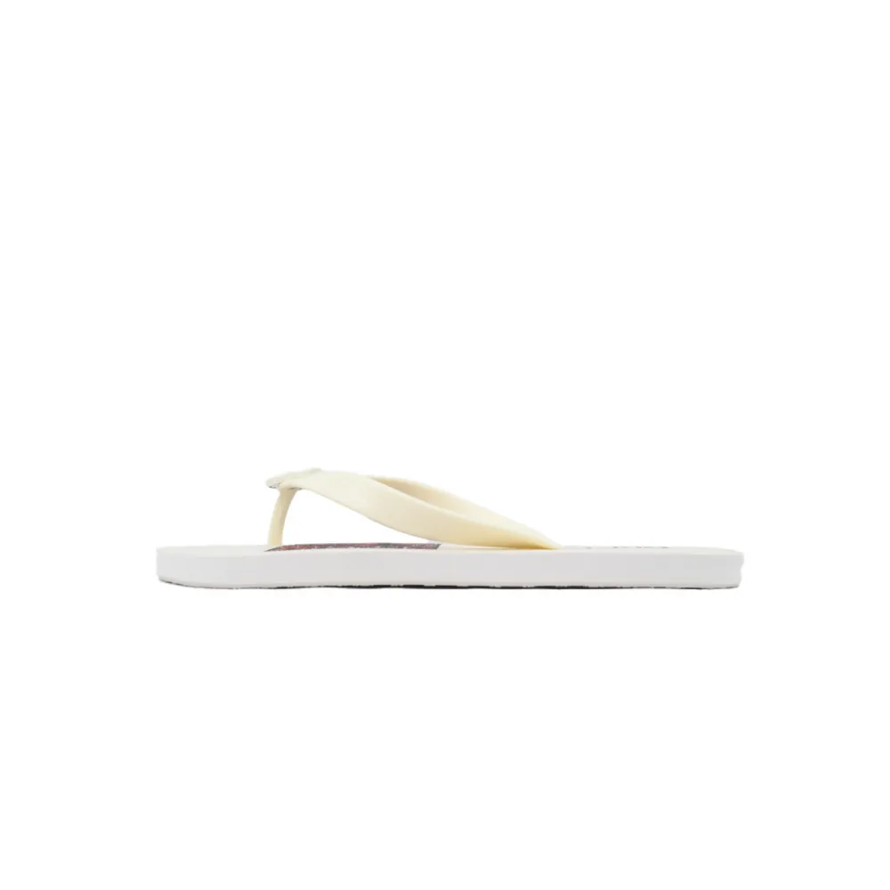 Gucci Slippers Striped Bottom Flower Rice White