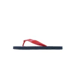 Gucci Slippers Striped Double Black And Red