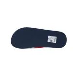 Gucci Slippers Striped Double Black And Red