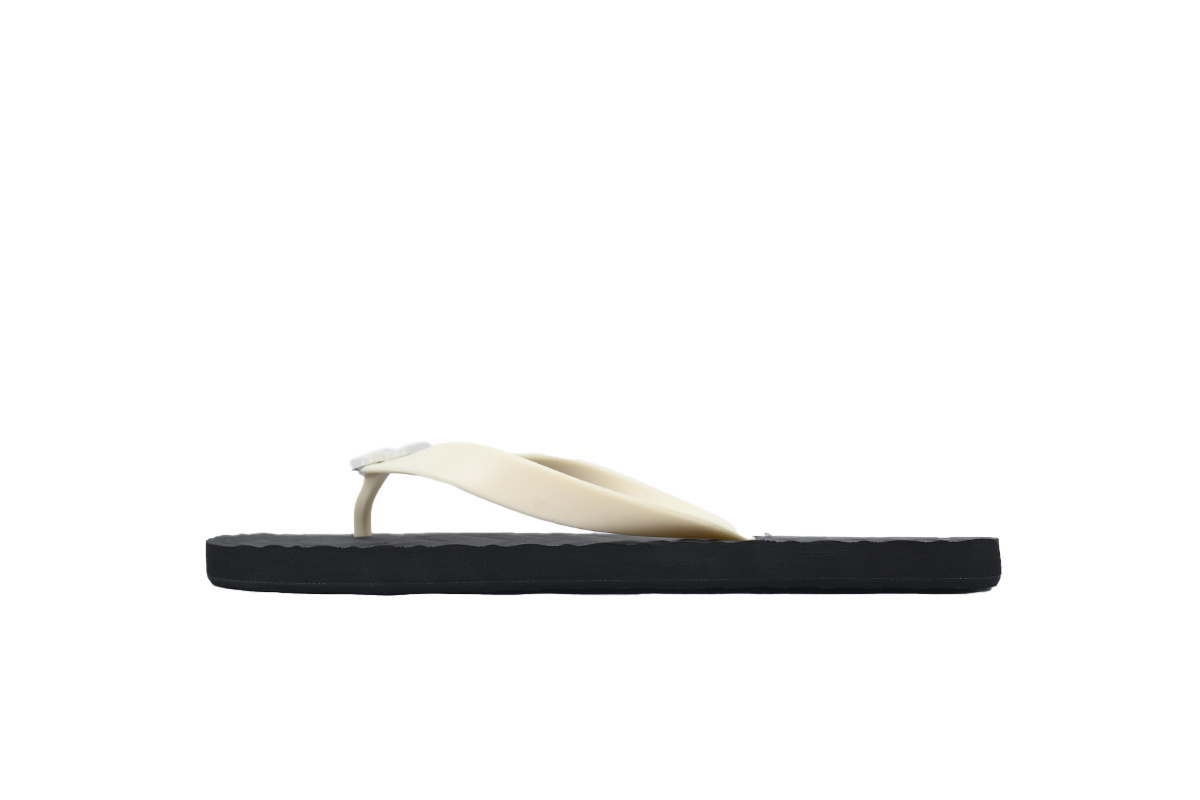 Gucci Slippers Striped Double G Beige Black