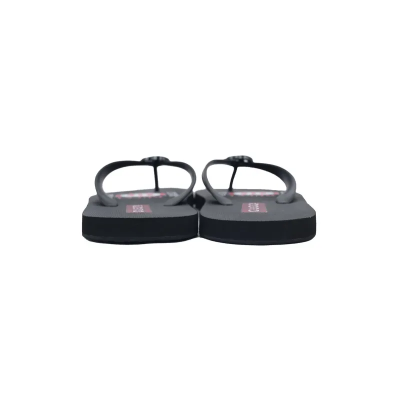 Gucci Slippers Striped Double G Black