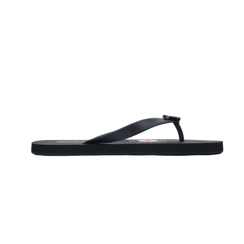 Gucci Slippers Striped Double G Black