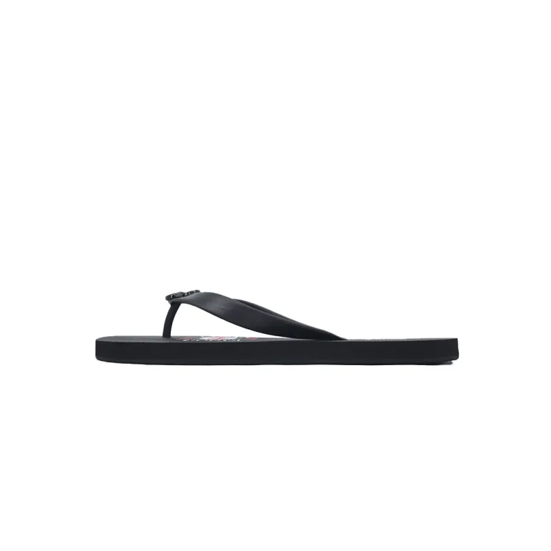 Gucci Slippers Striped Double G Black