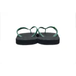 Gucci Slippers Striped Double G Black Green