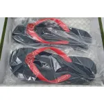 Gucci Slippers Striped Double G Blue Red