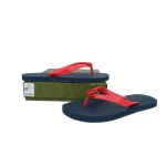 Gucci Slippers Striped Double G Blue Red