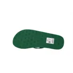 Gucci Slippers Striped Double G Printed Green