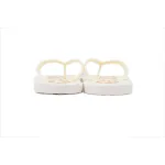 Gucci Slippers Striped Double G Rice White