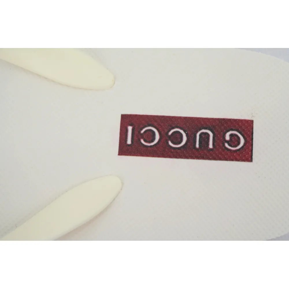 Gucci Slippers Striped Double G White