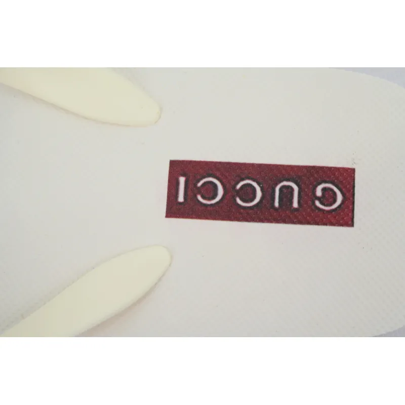 Gucci Slippers Striped Double G White