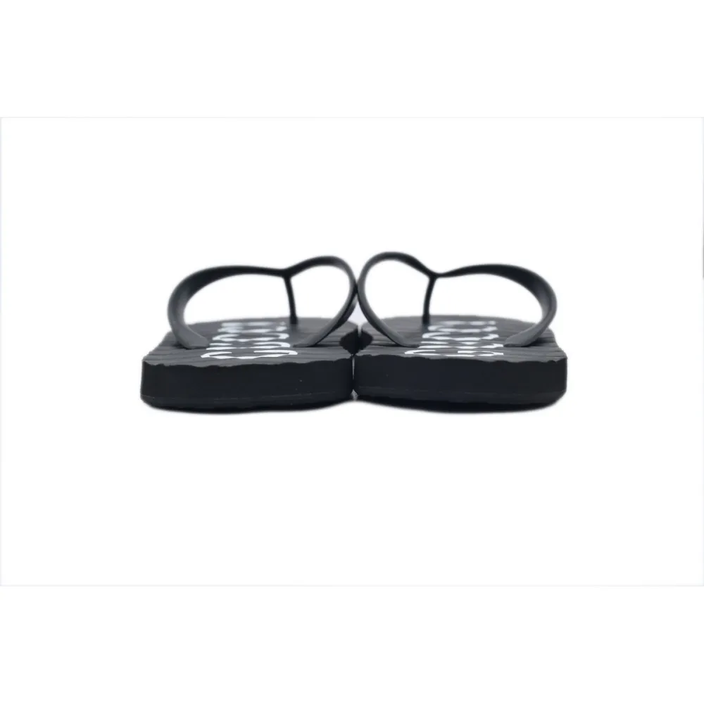 Gucci Slippers Striped Double Gucci Black
