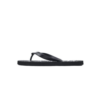 Gucci Slippers Striped Double Gucci Black 01