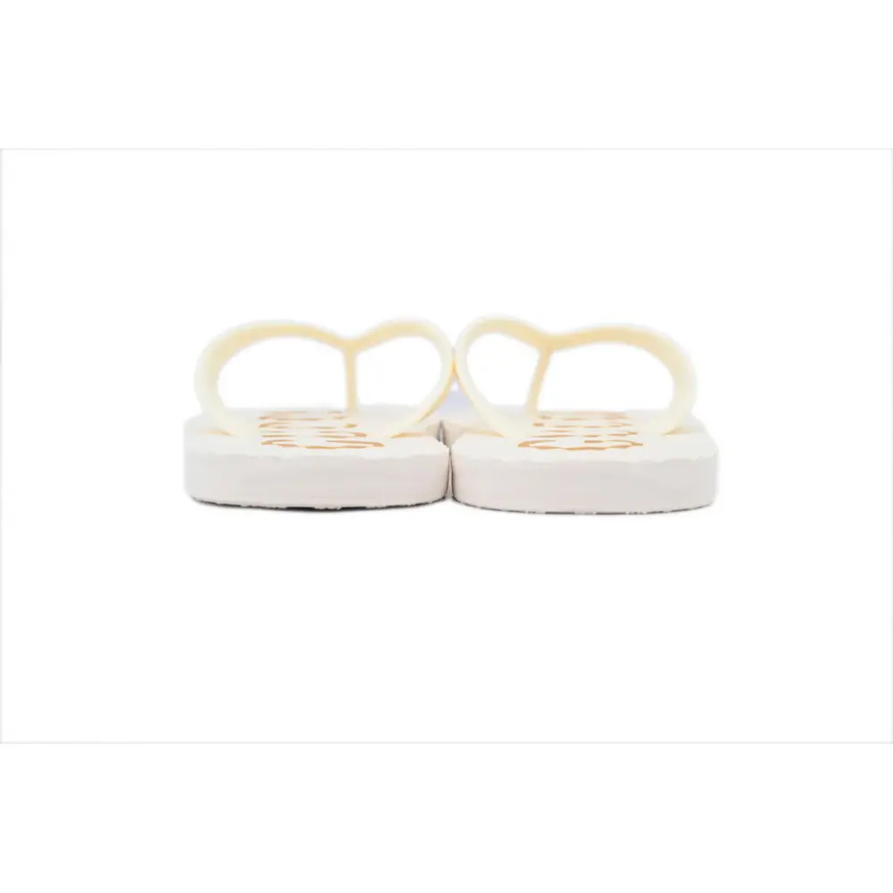 Gucci Slippers Striped Double Gucci Rice White
