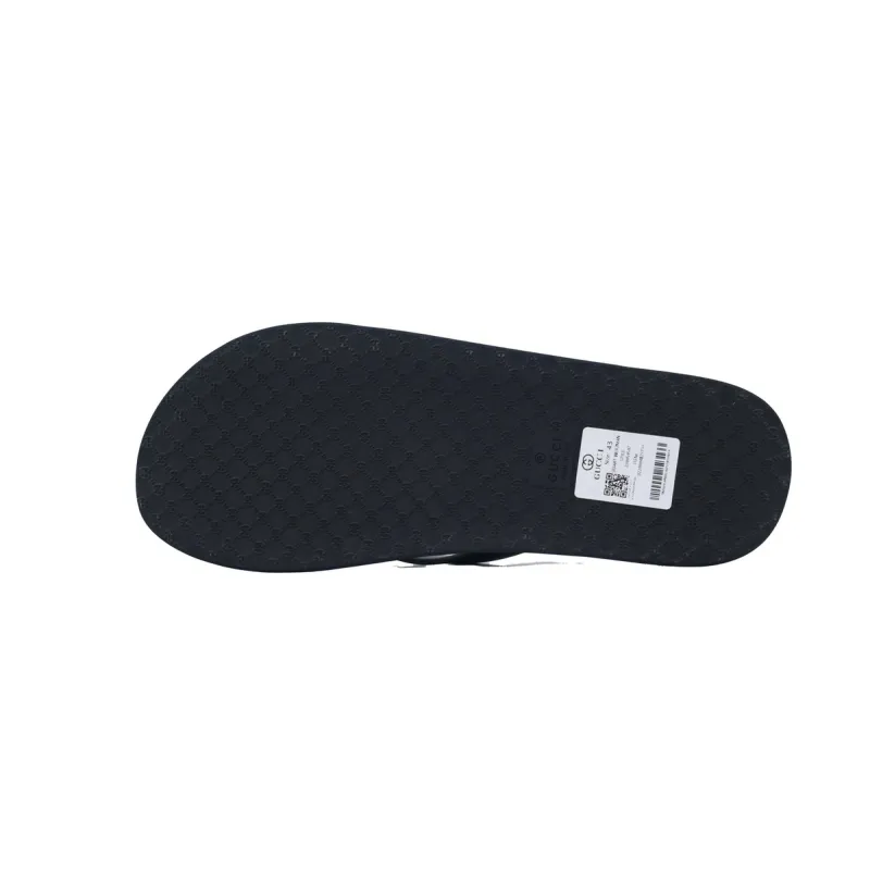 Gucci Slippers Striped Gucci All Black