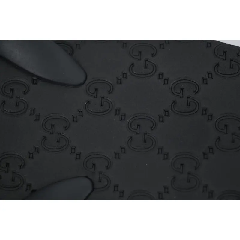 Gucci Slippers Striped Printed Black