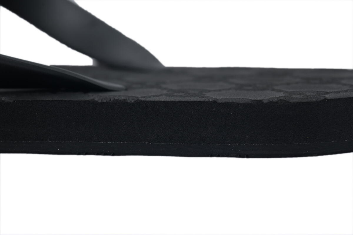 Gucci Slippers Striped Printed Black