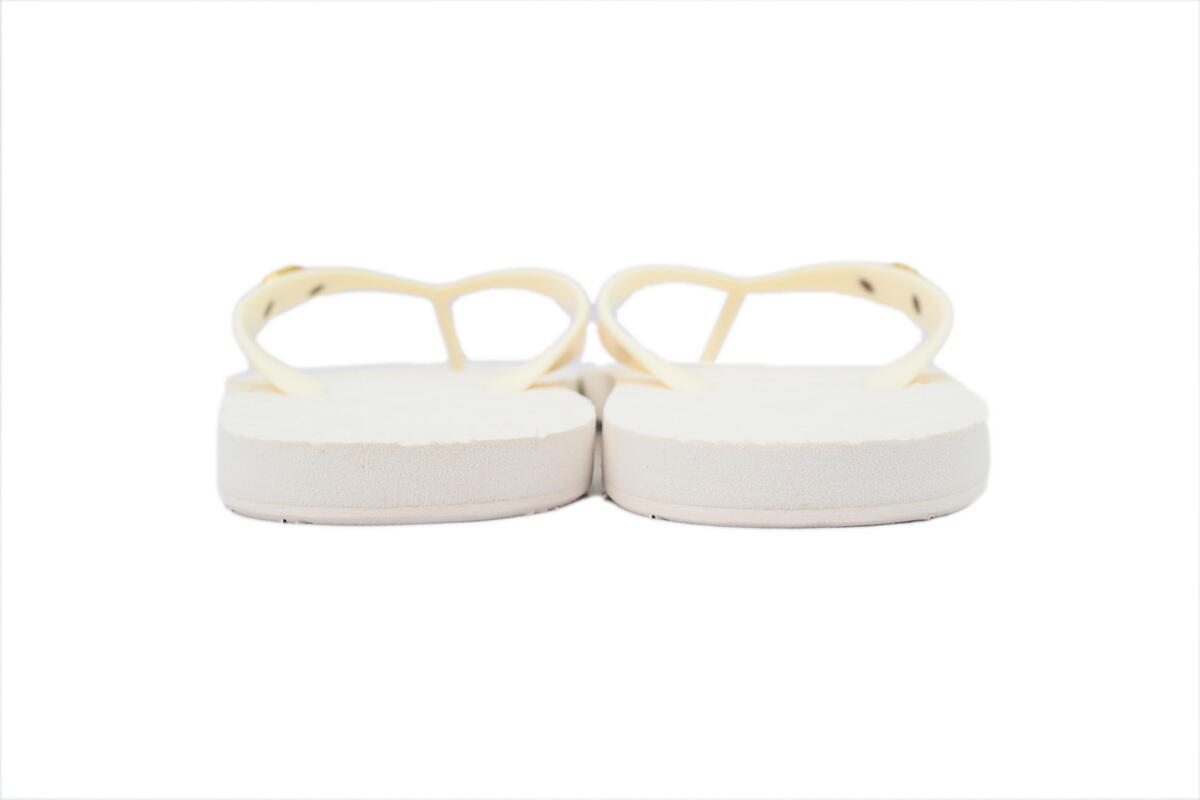 Gucci Slippers Striped Printed Rice White