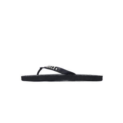 Gucci Slippers Striped Silver Black 01