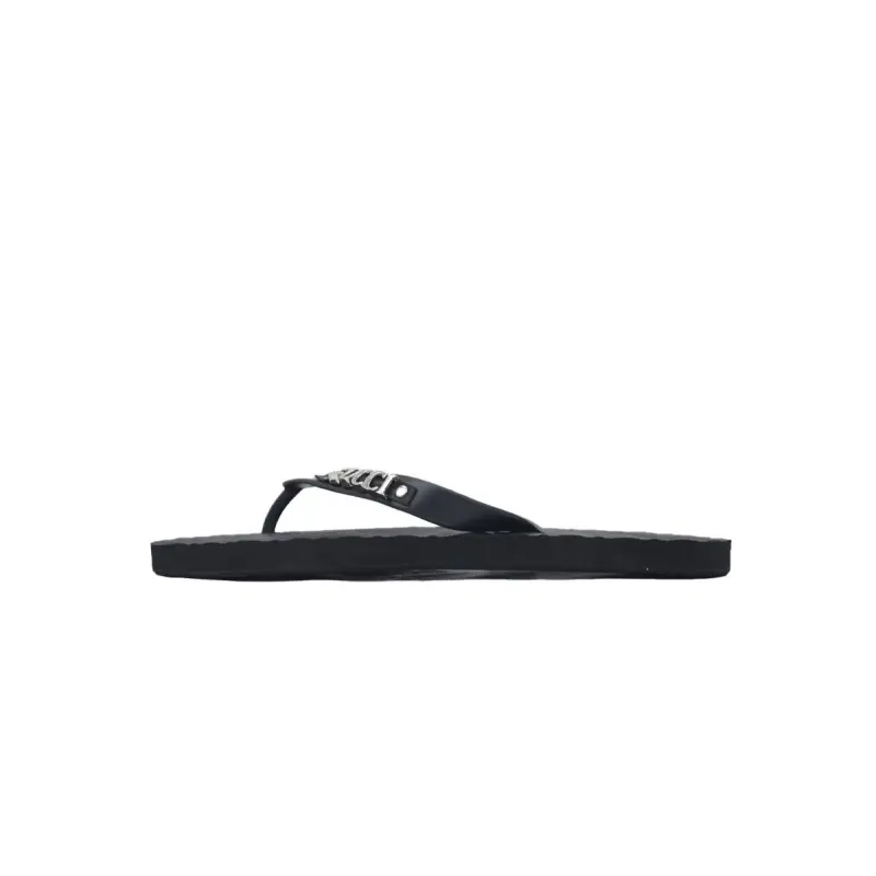 Gucci Slippers Striped Silver Black