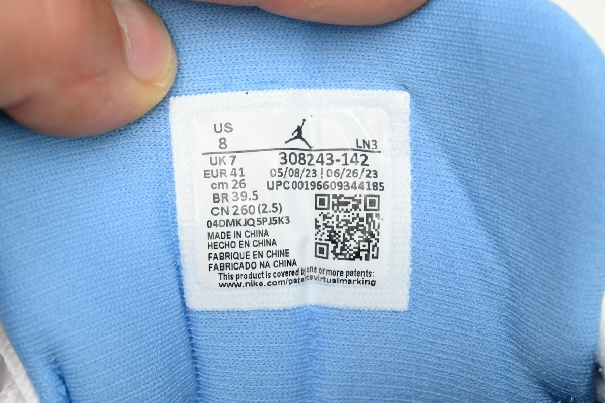 PK God Batch Air Jordan 12 Retro ‘UNC’ 308243-142