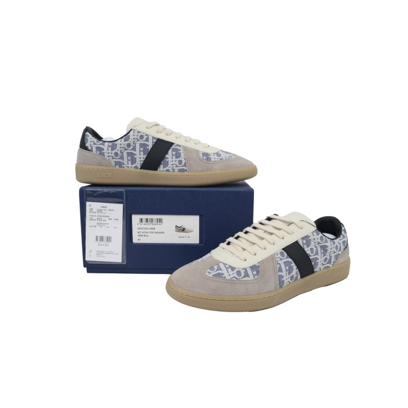 Dior B01 Matchpoint Sneaker 'Gray And Blue Print'