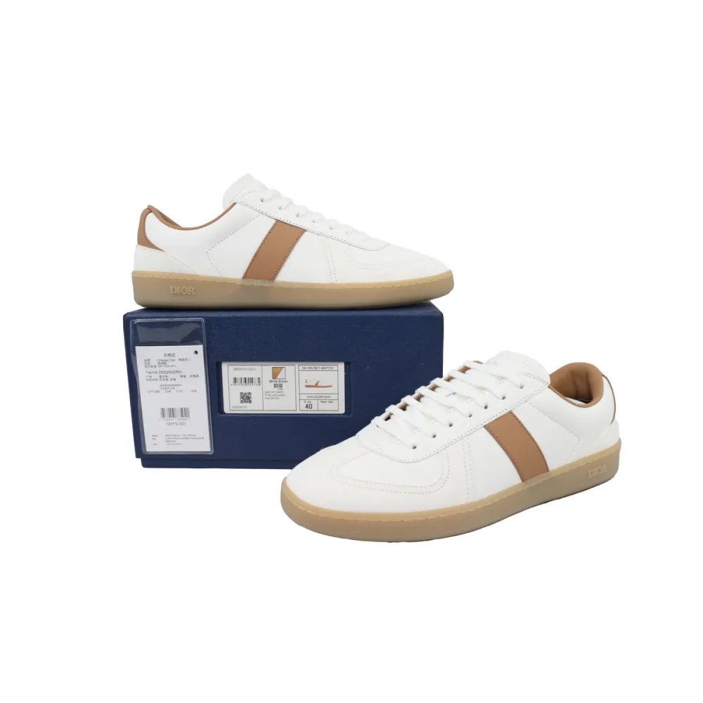 Dior B01 Matchpoint Sneaker 'White Brown' 3SN328ZRH_H076