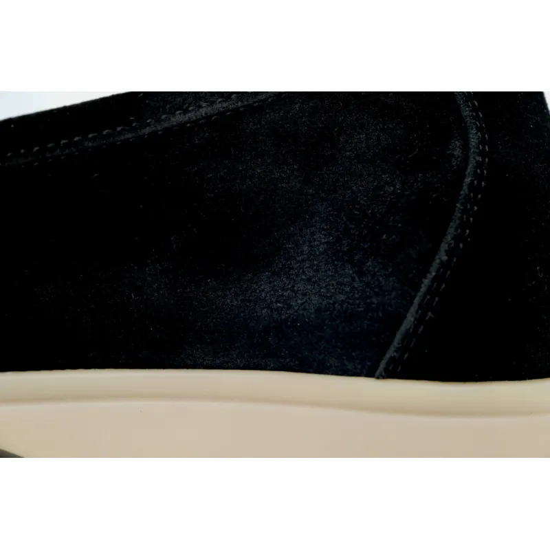 Loro Piana Bean Shoes Black