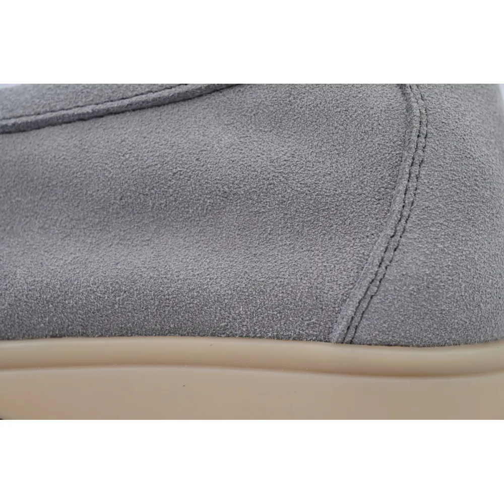 Loro Piana Bean Shoes Gray