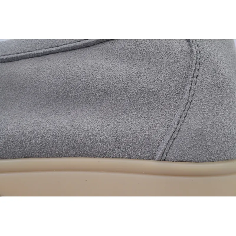 Loro Piana Bean Shoes Gray